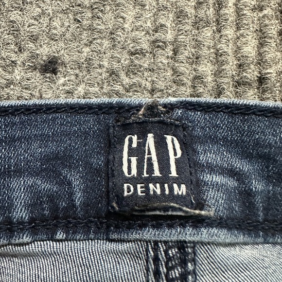 GAP Denim Womens Favorite Jegging Size 26 Regular Blue Cotton Stretch Low Rise - Picture 6 of 11
